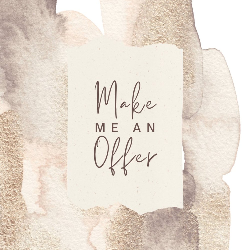 Love An Item But Not The Price? Make Me An Offer!